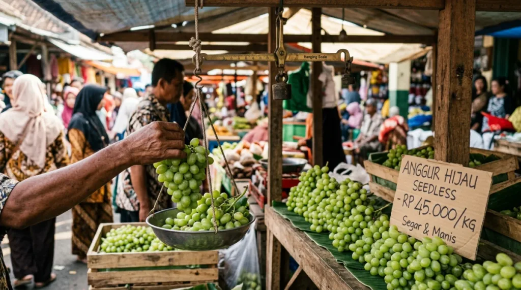 Harga Anggur Hijau Terbaru: Dari Pasar sampai Supermarket